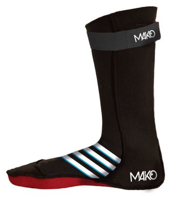 Mako Neoprene Socken Neoprene Schwarz Grau