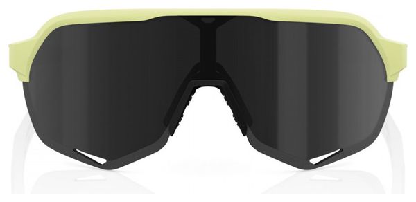 Lunettes 100% S2 Soft Tact Glow - Verre Mirror Noir