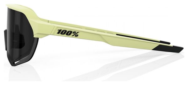 Lunettes 100% S2 Soft Tact Glow - Verre Mirror Noir