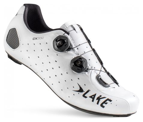 Lake CX332 Road Shoes White / Black