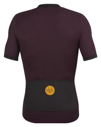 Mavic Heritage Short Sleeve Jersey Aubergine/Black | Alltricks.com