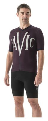 Maillot Manches Courtes Mavic Heritage Aubergine/Noir