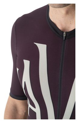 Maillot Manches Courtes Mavic Heritage Aubergine/Noir