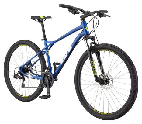 VTT Semi-Rigide GT Aggressor Sport Shimano Tourney 7V 27.5'' Bleu Team