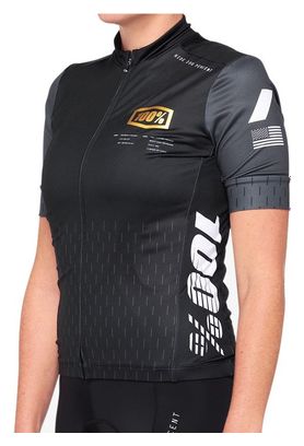 Dames 100% Exceeda Jersey Zwart
