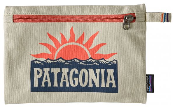 Patagonia Zippered Pouch Gray Unisex Orange