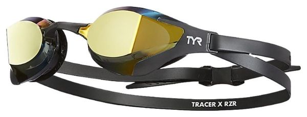 Tyr Tracer-X RZR Gespiegelde Zwembril Goud/Zwart