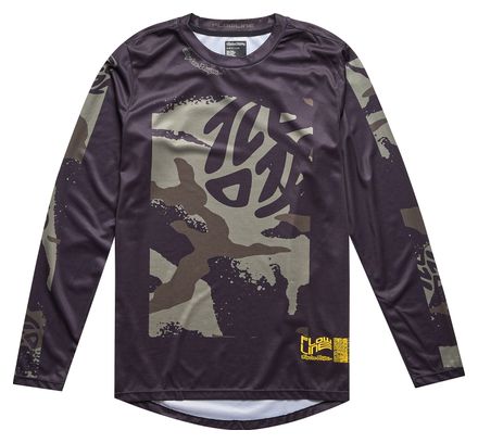 Troy Lee Designs Flowline Youth Trui met lange mouwen Zwart