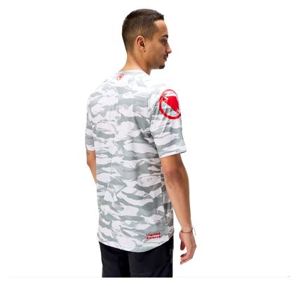 Maglia Endura Mountain Camo a manica corta da uomo, grigio