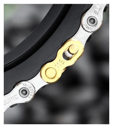 2er-Set Kettenschnellverschluss Fahrrad 12-fach – Magic Link Connector gold