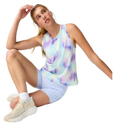Brooks Dash Printed Tanktop Blauw/Paars Dames
