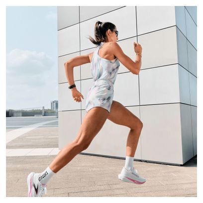 Brooks Dash Printed Tanktop Blauw/Paars Dames
