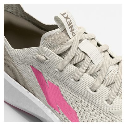 Kiprun Kipnext hardloopschoenen voor dames, beige/roze
