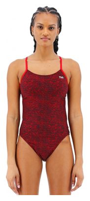 Tyr Lapped Cutoutfit Women's 1-Piece Swimsuit Red