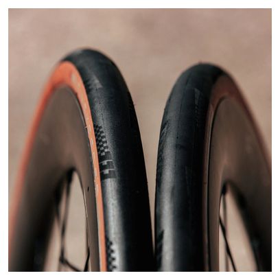 Pneumatico stradale American Classic Timekeeper 700 mm Tubeless Ready Foldable Stage 3S Armor Rubberforce S Tan Sidewall
