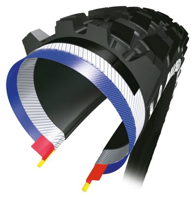 MICHELIN Wild Enduro Gum-X MTB Rear Type Tubeless Ready 27.5'' Folding Black