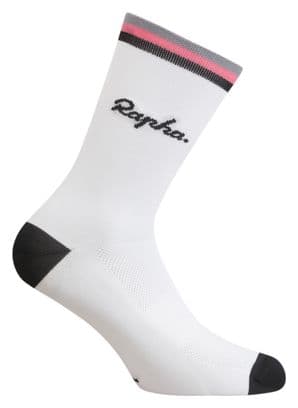 Socken Rapha Logo Weiß/Schwarz