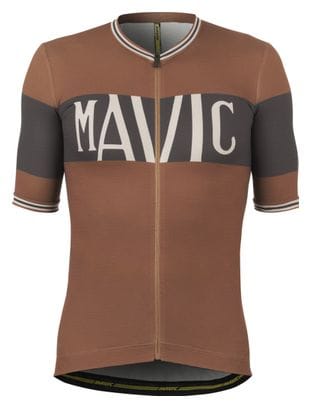 Mavic Heritage Bronze/Black Short-Sleeve Jersey