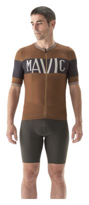 Mavic Heritage Kurzarmtrikot Bronze/Schwarz