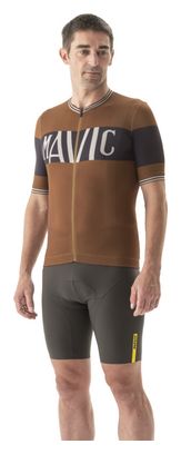 Maillot de manga corta Mavic Heritage Bronce/Negro