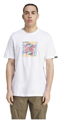 Short sleeve jersey adidas Terrex United By Summits White Homme