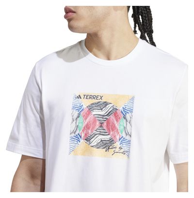 Short sleeve jersey adidas Terrex United By Summits White Homme