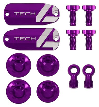 Kit de Customisation pour freins Hope Tech 4 V4 Violet