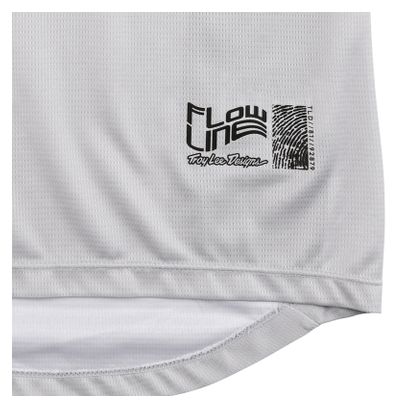 Troy Lee Designs Flowline Youth Grey/Red Child Long Sleeve Jersey