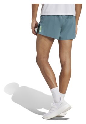 Adidas Performance Adizero Archive Gel 3in Groen Heren Split Shorts