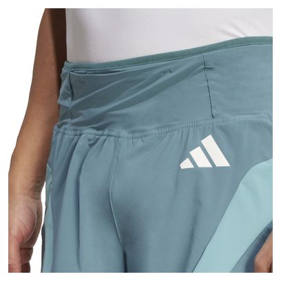 Adidas Performance Adizero Archive Gel 3in Groen Heren Split Shorts