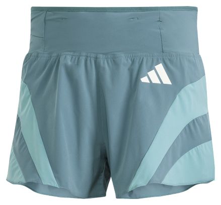Adidas Performance Adizero Archive Gel 3in Groen Heren Split Shorts