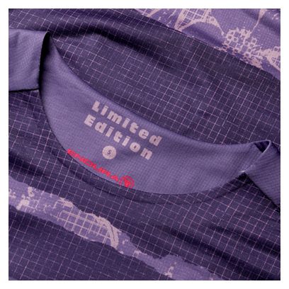 Damen Endura Patchwork Limited Edition Kurzarmtrikot Violett