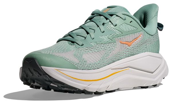 Hoka Challenger 8 Scarpe da trail da donna Verde/Arancione