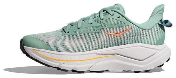 Hoka Challenger 8 Scarpe da trail da donna Verde/Arancione
