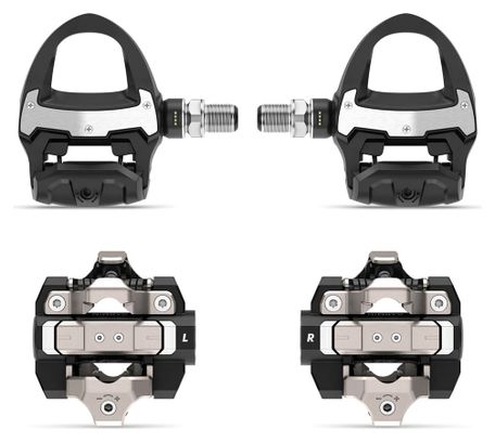 Pack Paires de Pédales Capteur de Puissance Garmin Rally RS/XC210 (Double Capteur) Shimano SPD-SL/Shimano SPD