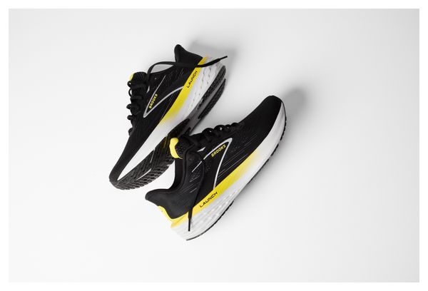 Zapatillas de running Brooks Launch 12 Negro/Amarillo Hombre