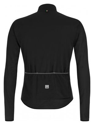 Santini Nebula Puro Windbreaker Jacket Black
