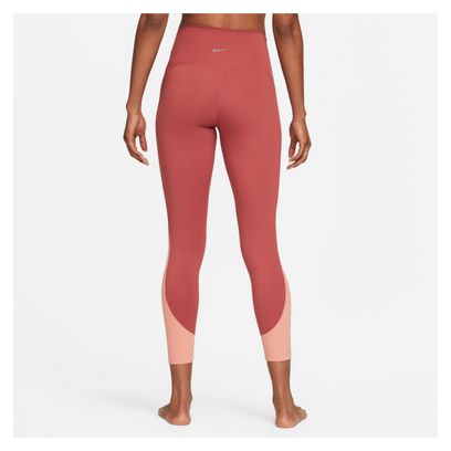Nike Women&#39;s Dri-Fit High Rise Yoga Pink 7/8 Tights