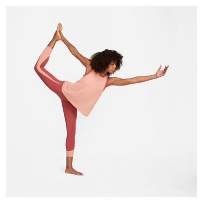 Calzamaglia Nike Dri-Fit High Rise Yoga rosa 7/8 da donna