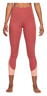 Nike Damen Dri-Fit High Rise Yoga Pink 7/8 Sporthose