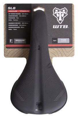 Selle WTB SL8 Titanium Noir