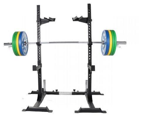 Rack à squat avec set d'haltère Olympique Premium 140 kg