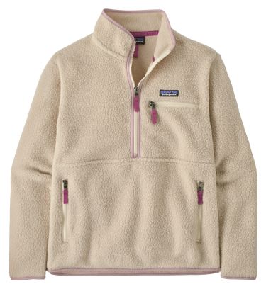 Forro polar Patagonia Retro Pile Marsupial 1/2 Zip Beige Mujer