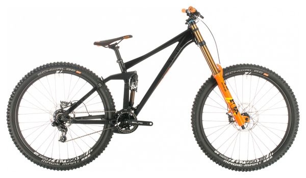 VTT Tout Suspendu Cube Two15 SL Sram GX DH 7v Noir / Orange 2020