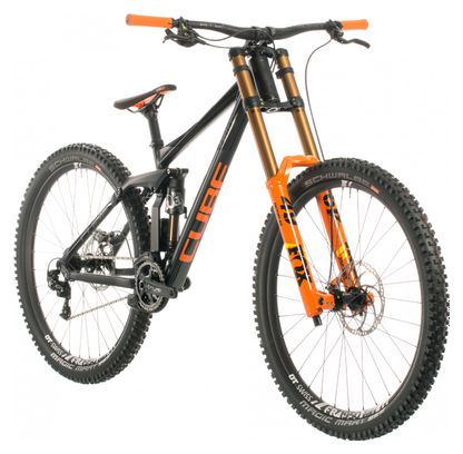 Cube Two15 SL Sram GX DH 7 Vollfederung MTB Schwarz / Orange 2020