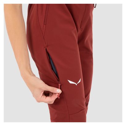 Salewa Puez Orval 2 Women's Softshell Pants Red