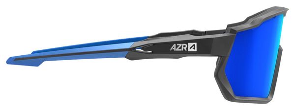 AZR Pro Race RX Brille Mattschwarz / Blaue Scheibe + Farblose Scheibe