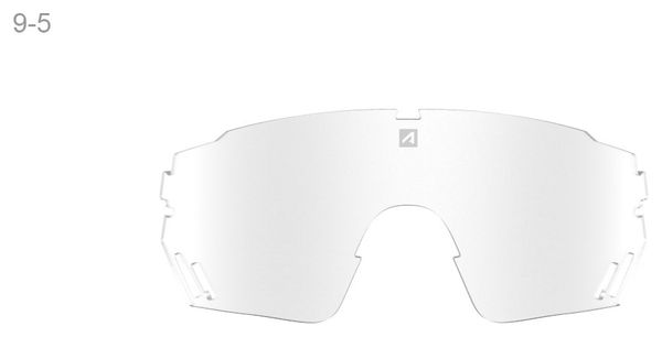 AZR Pro Race RX Brille Mattschwarz / Blaue Scheibe + Farblose Scheibe