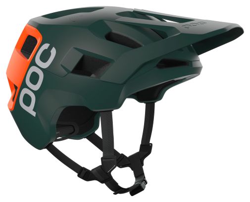 Poc Kortal Race Mips Mountain Bike Helmet, Green/Orange