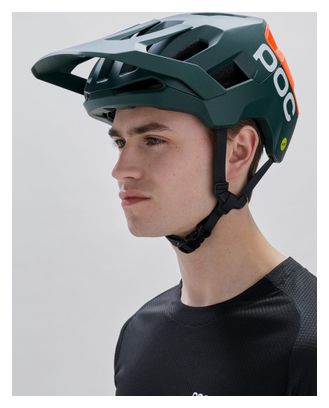 Poc Kortal Race Mips Mountain Bike Helmet, Green/Orange